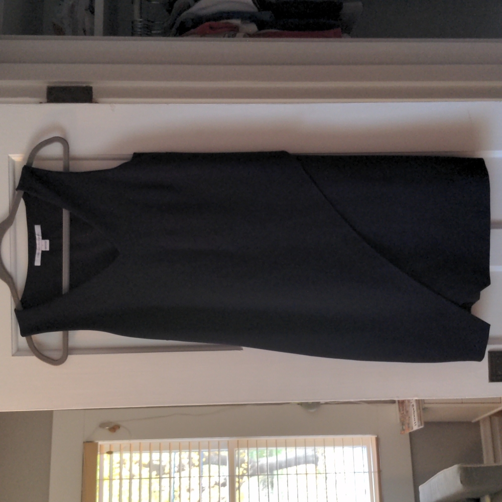 DVF dark purple sheath dress